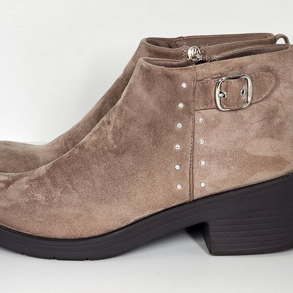 BZees Other Half Bootie Women's Size 10M Latte Fabric - Picture 4 of 15